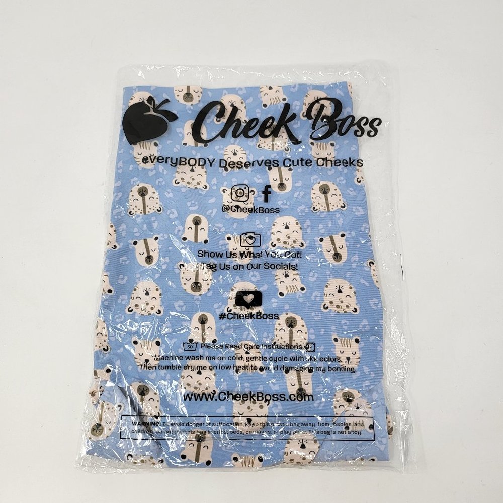 Cheek Boss Panties 4XL Pink Cactus‎ Floral Blue Seashells Animal Print NWT